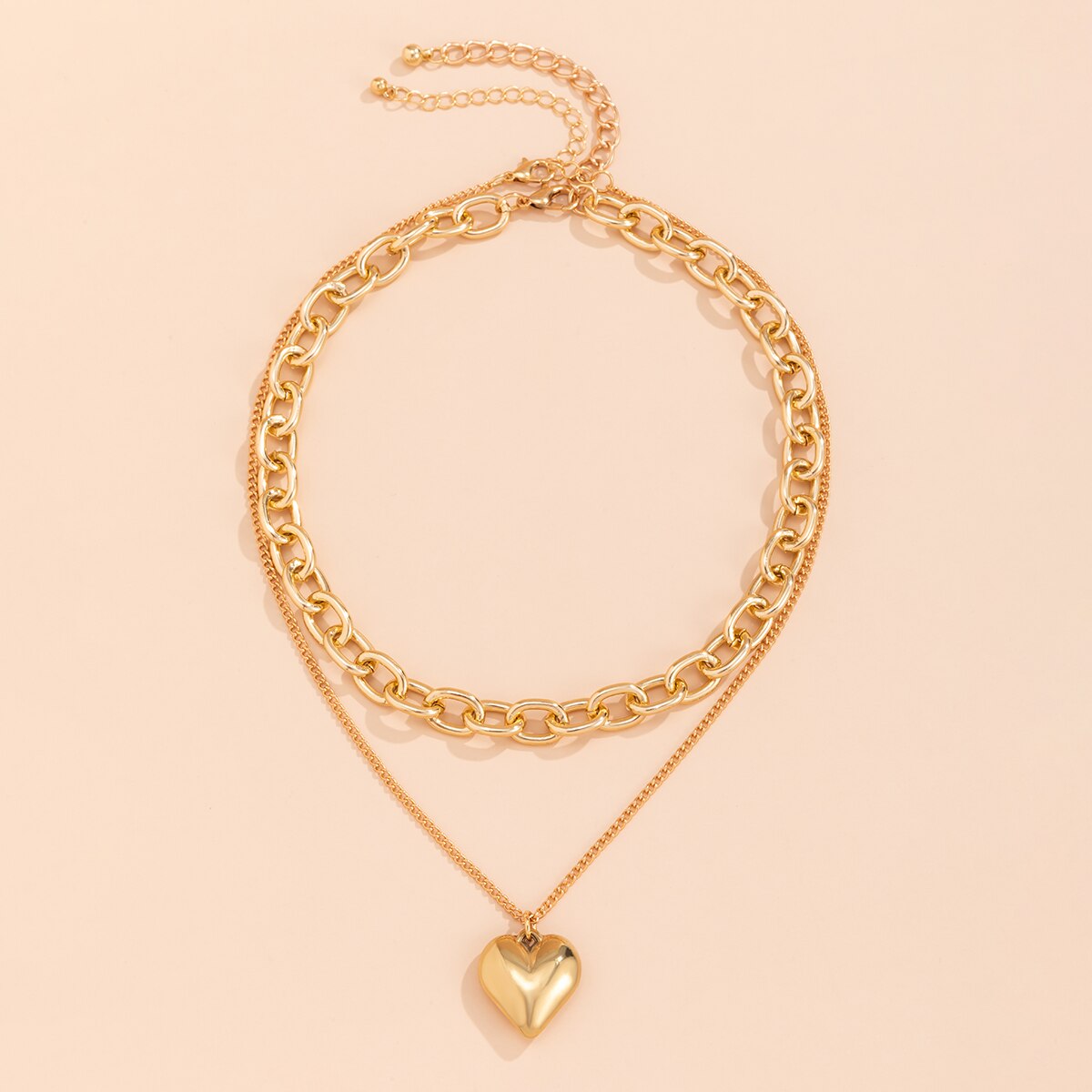 Chain Collarbone Necklace Retro Simple