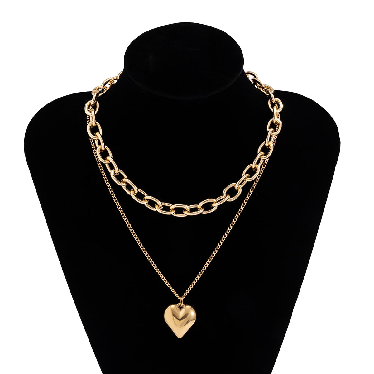Chain Collarbone Necklace Retro Simple